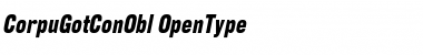 Download CorpuGotConObl Regular Font Title Preview