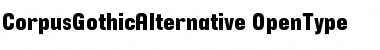 Download CorpusGothicAlternative Regular Font Title Preview