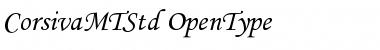 Download Corsiva MT Std Regular Font Title Preview