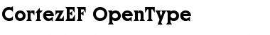Download CortezEF Regular Font Title Preview