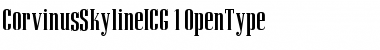 Download CorvinusSkylineICG Regular Font Title Preview