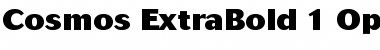 Download Cosmos Extra Bold Font Title Preview