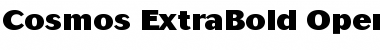 Download Cosmos Extra Bold Font Title Preview