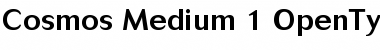 Download Cosmos Medium Font Title Preview