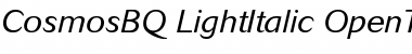 Download Cosmos BQ Regular Font Title Preview