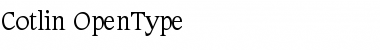 Download Cotlin Regular Font Title Preview