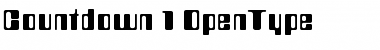 Download Countdown Regular Font Title Preview