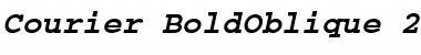 Download Courier Bold Oblique Font