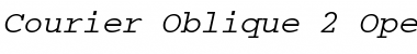 Download Courier Oblique Font