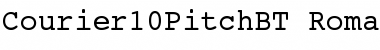 Download Courier 10 Pitch Regular Font Title Preview