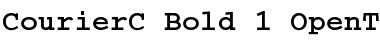Download CourierC Bold Font Title Preview