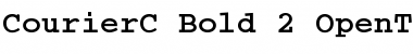 Download CourierC Bold Font Title Preview