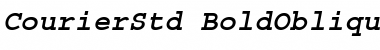 Download Courier Std Bold Oblique Font Title Preview