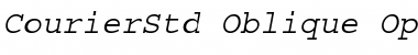 Download Courier Std Medium Oblique Font Title Preview