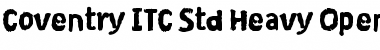 Download Coventry ITC Std Heavy Font Title Preview