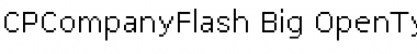 Download CPCompanyFlash Big Font Title Preview