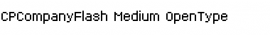 Download CPCompanyFlash Medium Font Title Preview