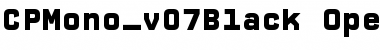Download CPMono_v07 Black Font Title Preview