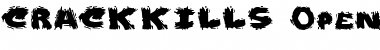 Download CRACKKILLS Regular Font Title Preview