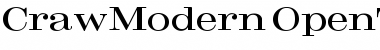 Download Craw Modern Font Title Preview