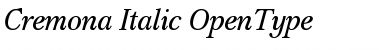 Download Cremona Italic Font