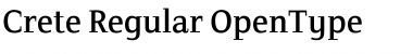 Download Crete Regular Font Title Preview