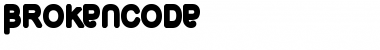 Download BrokenCode Regular Font Title Preview