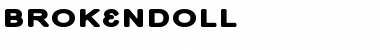 Download BrokenDoll Regular Font Title Preview