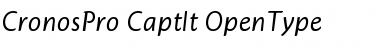 Download Cronos Pro Caption Italic Font Title Preview