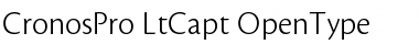 Download Cronos Pro Light Caption Font Title Preview