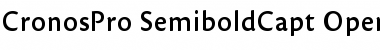 Download Cronos Pro Semibold Caption Font Title Preview