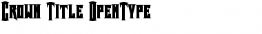 Download Crown Title Font Title Preview
