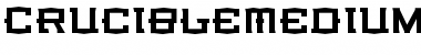 Download CrucibleMedium Regular Font Title Preview