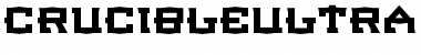 Download CrucibleUltra Bold Font Title Preview