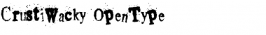 Download Crusti Wacky Font Title Preview