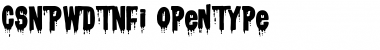Download CSNPWDT NFI Regular Font Title Preview