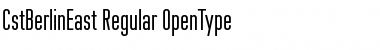 Download CstBerlinEast Regular Font Title Preview
