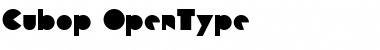 Download Cubop Regular Font Title Preview