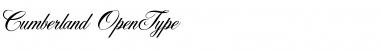 Download Cumberland Regular Font Title Preview