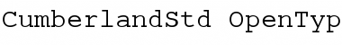 Download Cumberland Std Regular Font Title Preview