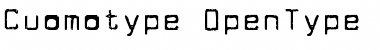 Download Cuomotype Regular Font Title Preview