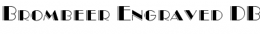 Download Brombeer Engraved DB Regular Font Title Preview