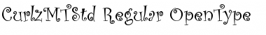Download Curlz MT Std Regular Font Title Preview