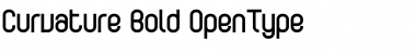 Download Curvature-Bold Regular Font Title Preview