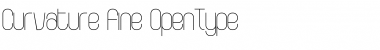 Download Curvature-Fine Regular Font Title Preview