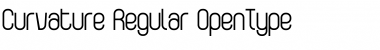 Download Curvature-Regular Regular Font Title Preview
