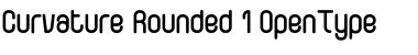 Download Curvature-Rounded Regular Font Title Preview