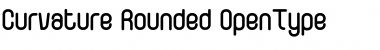 Download Curvature-Rounded Regular Font Title Preview