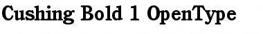 Download ITC Cushing Bold Font Title Preview