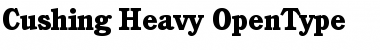 Download ITC Cushing Heavy Font Title Preview